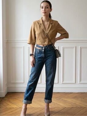 AGOLDE Broken Waistband High Rise Jeans Intrigue US 27